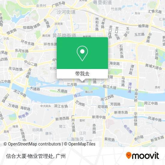 信合大厦-物业管理处地图