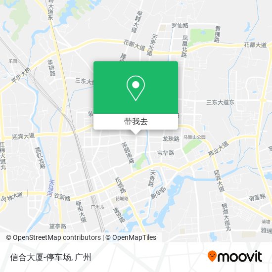 信合大厦-停车场地图