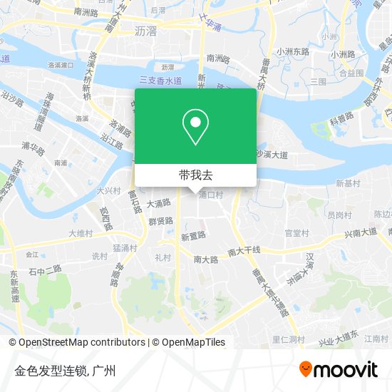 金色发型连锁地图