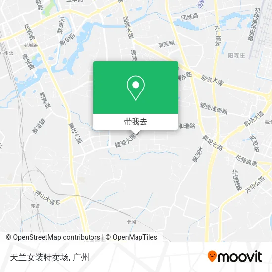 天兰女装特卖场地图