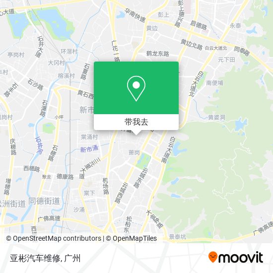 亚彬汽车维修地图