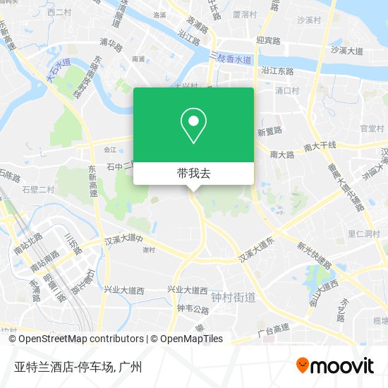 亚特兰酒店-停车场地图