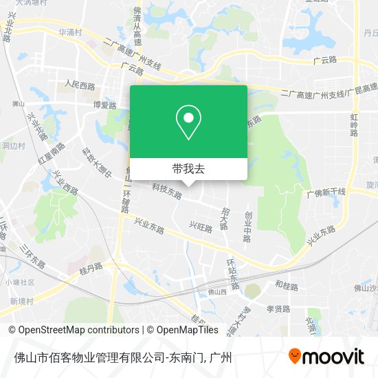 佛山市佰客物业管理有限公司-东南门地图