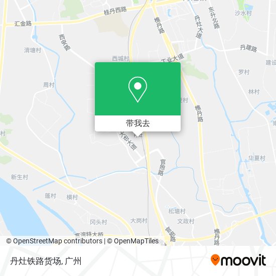 丹灶铁路货场地图