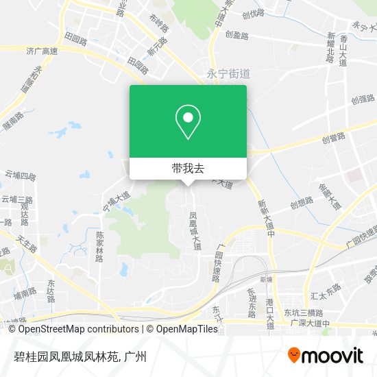 碧桂园凤凰城凤林苑地图