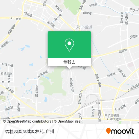 碧桂园凤凰城凤林苑地图