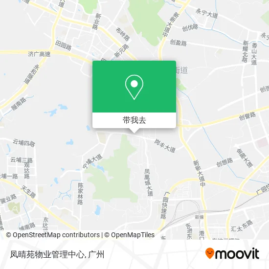凤晴苑物业管理中心地图
