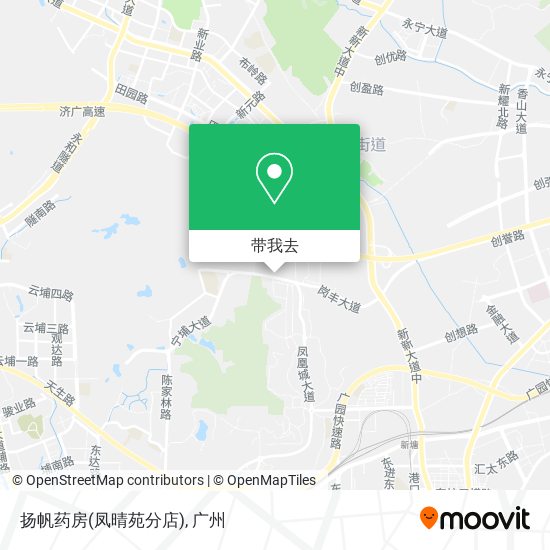 扬帆药房(凤晴苑分店)地图