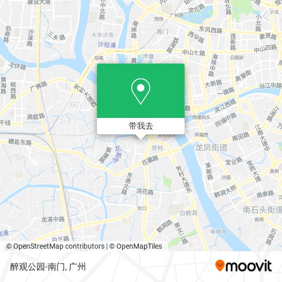 醉观公园-南门地图