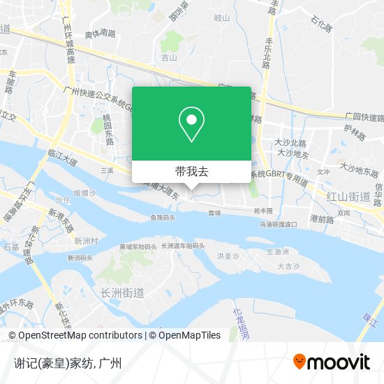 谢记(豪皇)家纺地图