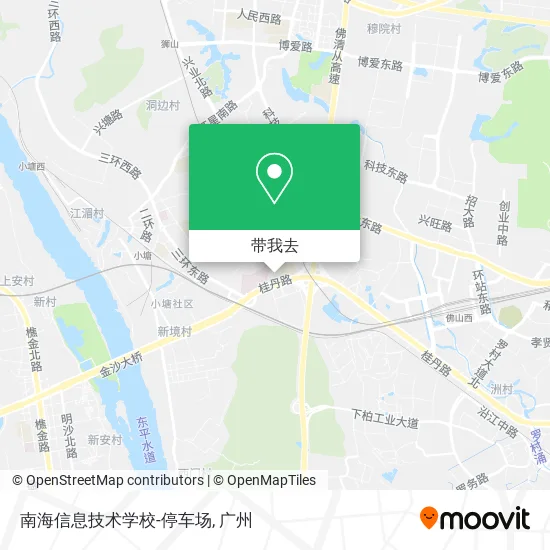 南海信息技术学校-停车场地图