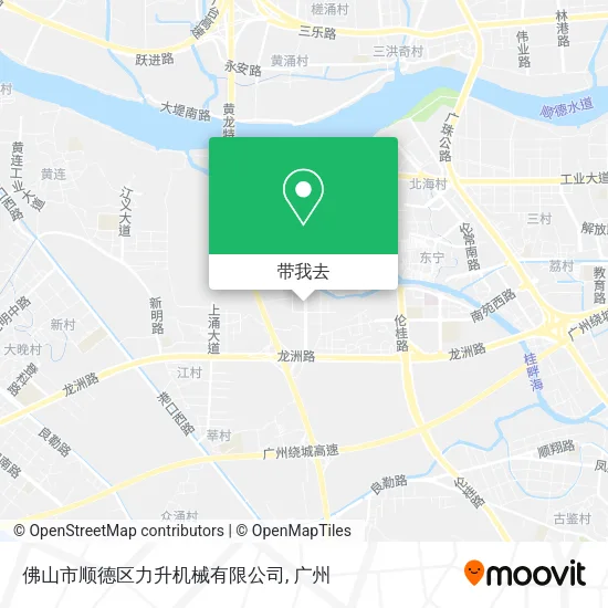 佛山市顺德区力升机械有限公司地图