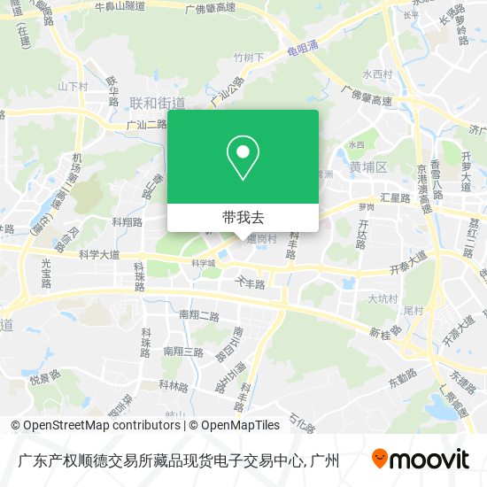 广东产权顺德交易所藏品现货电子交易中心地图