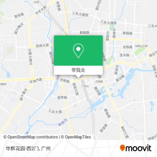 华辉花园-西2门地图