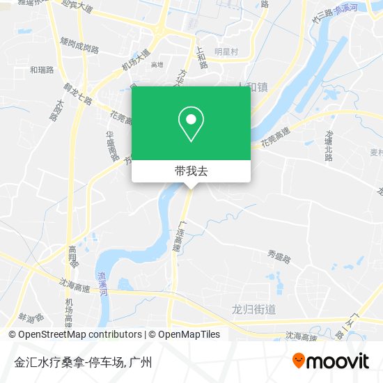 金汇水疗桑拿-停车场地图