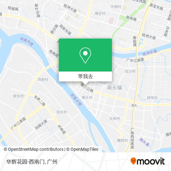 华辉花园-西南门地图