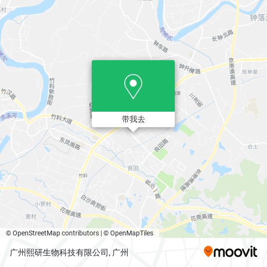 广州熙研生物科技有限公司地图