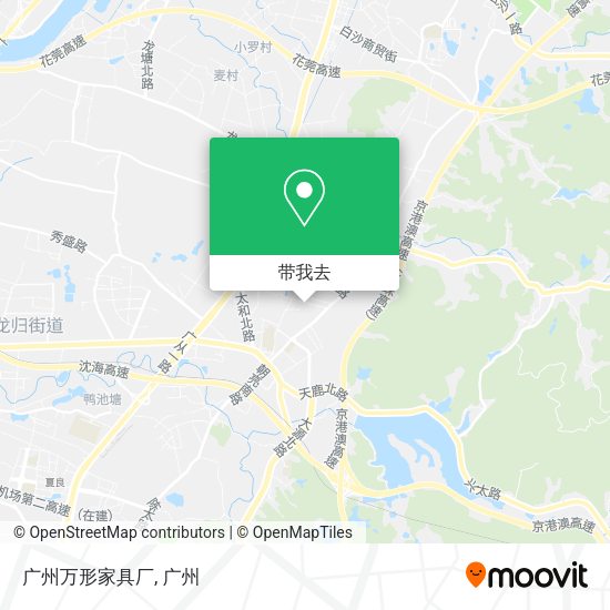 广州万形家具厂地图
