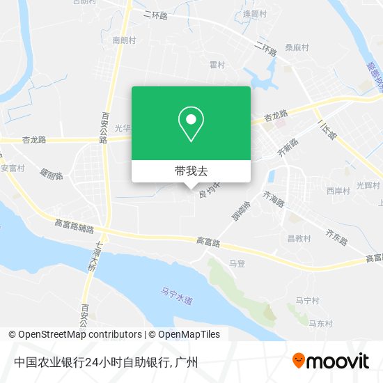 中国农业银行24小时自助银行地图