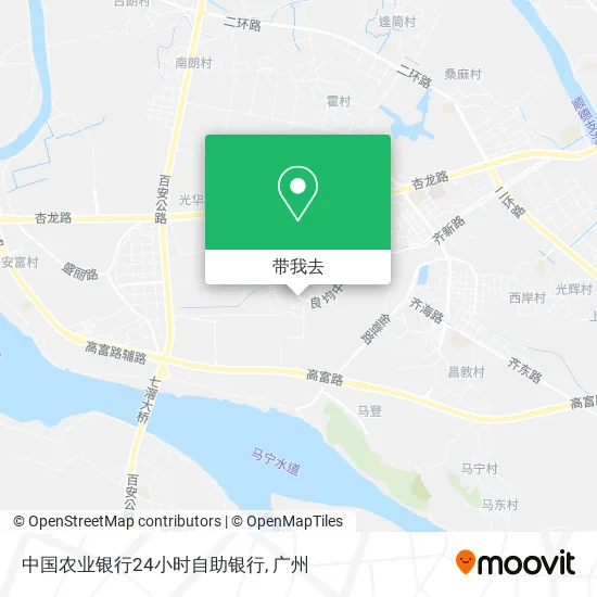 中国农业银行24小时自助银行地图