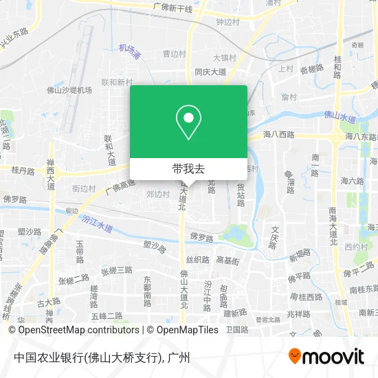中国农业银行(佛山大桥支行)地图
