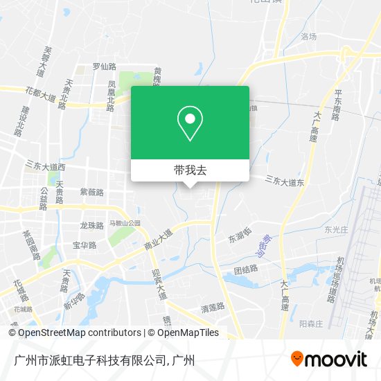 广州市派虹电子科技有限公司地图