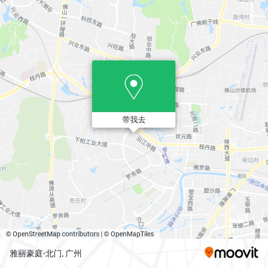 雅丽豪庭-北门地图