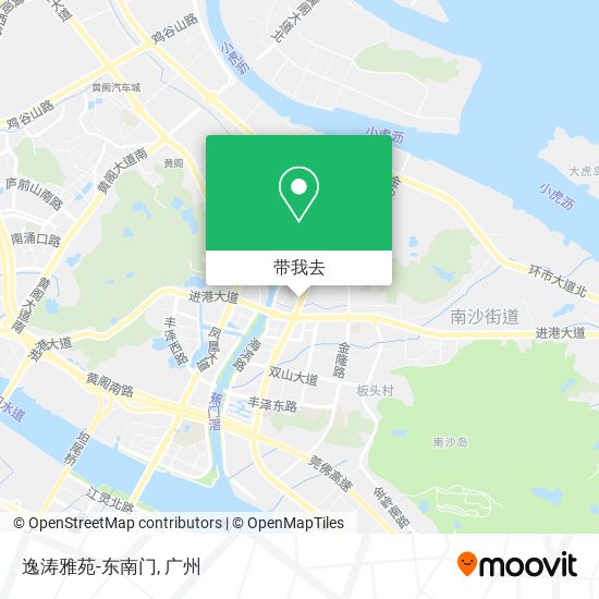 逸涛雅苑-东南门地图