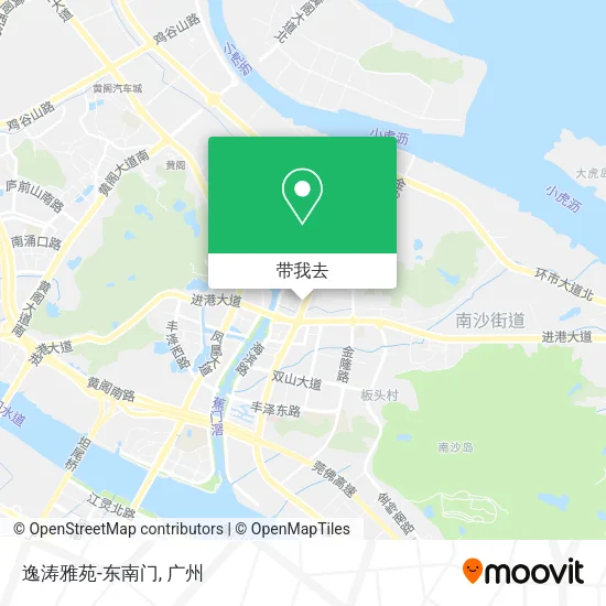 逸涛雅苑-东南门地图