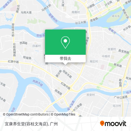 宜康养生堂(容桂文海店)地图