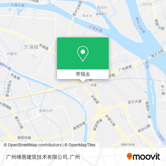 广州继善建筑技术有限公司地图
