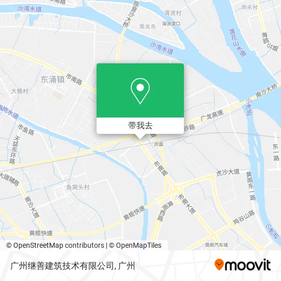 广州继善建筑技术有限公司地图