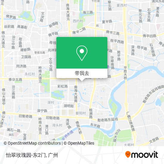怡翠玫瑰园-东2门地图