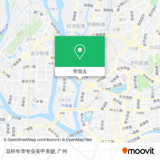 花样年华专业美甲美睫地图