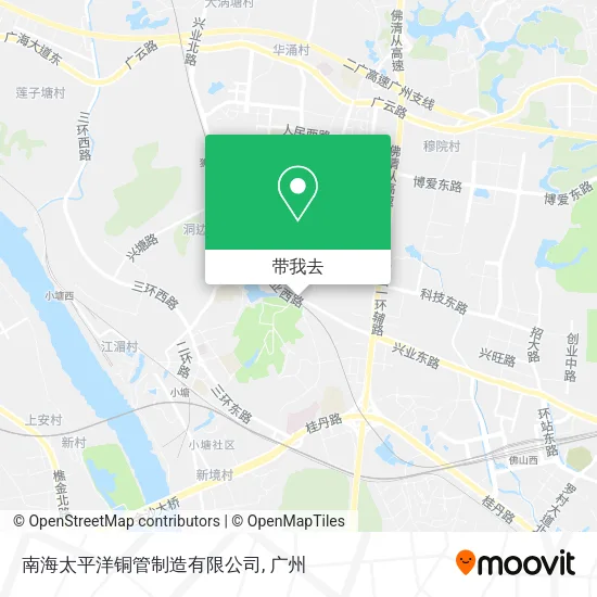 南海太平洋铜管制造有限公司地图
