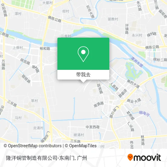 隆洋铜管制造有限公司-东南门地图