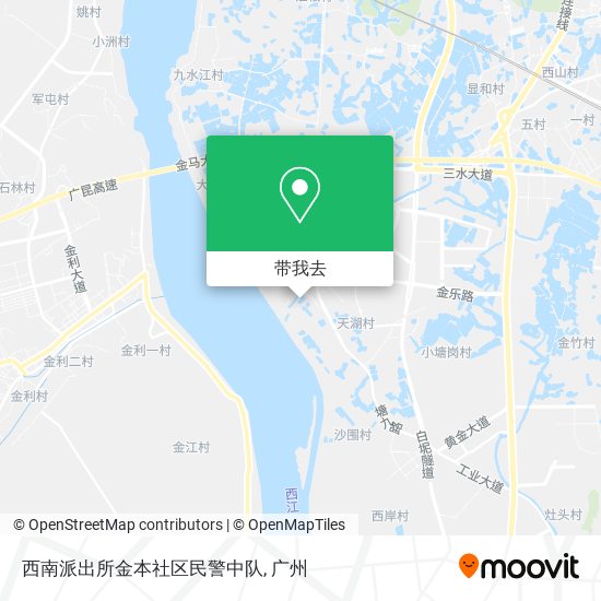 西南派出所金本社区民警中队地图