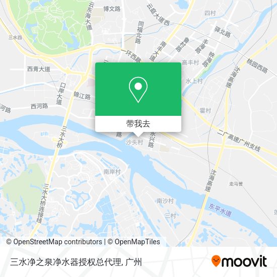 三水净之泉净水器授权总代理地图