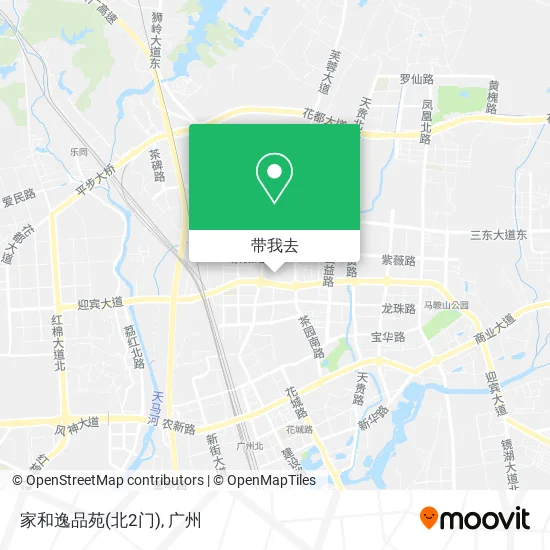 家和逸品苑(北2门)地图