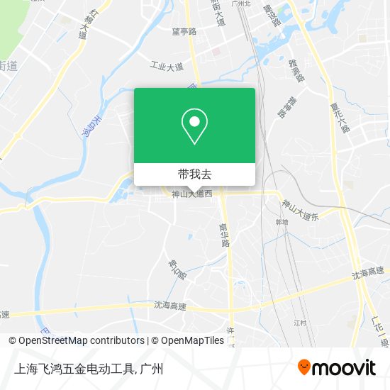 上海飞鸿五金电动工具地图