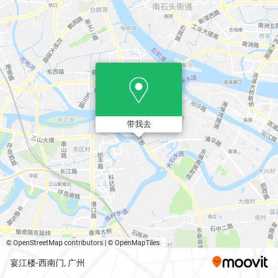 宴江楼-西南门地图