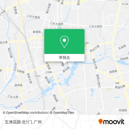 五洲花园-北1门地图