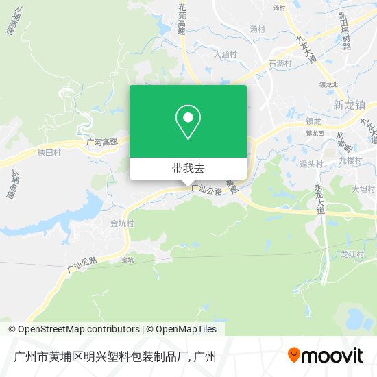 广州市黄埔区明兴塑料包装制品厂地图