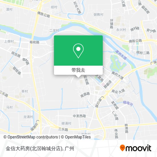 金信大药房(北滘翰城分店)地图