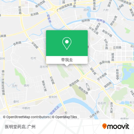 医明堂药店地图