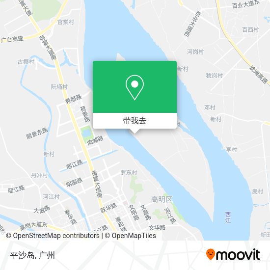 平沙岛地图