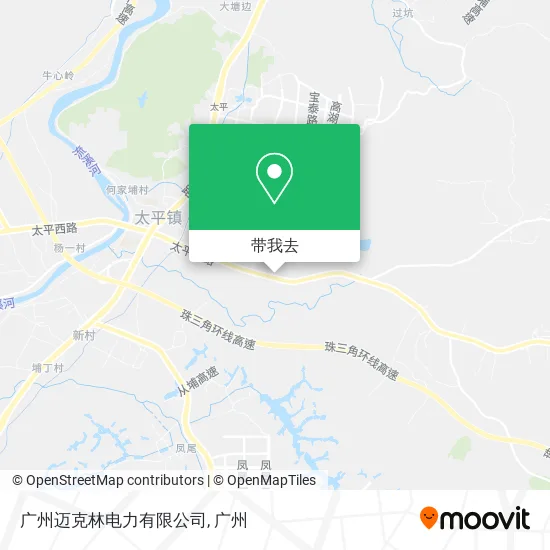 广州迈克林电力有限公司地图