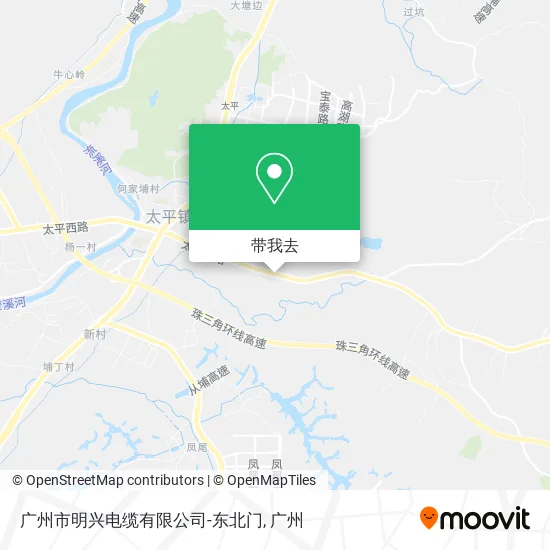 广州市明兴电缆有限公司-东北门地图