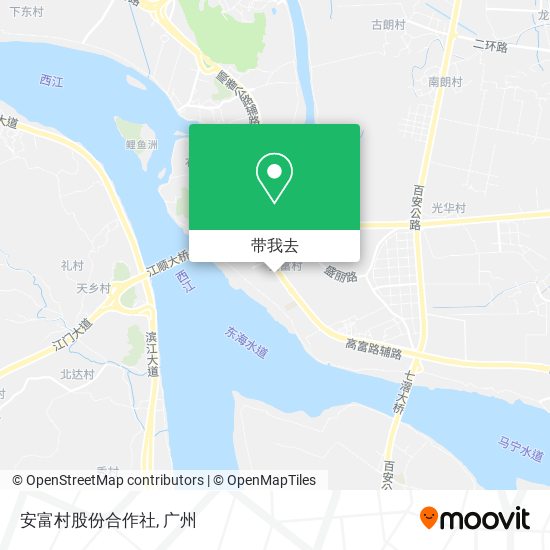 安富村股份合作社地图