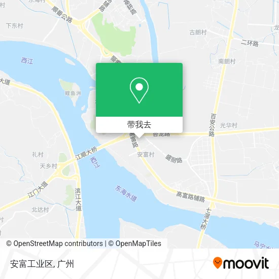 安富工业区地图